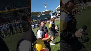 The lads have a run on the Adelaide Oval for Marmaleague at the SANFL Grand Final! #sanfl #afl #gf