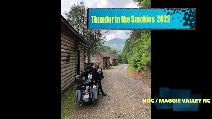 Thunder in the smokies motorcycle rally 2022