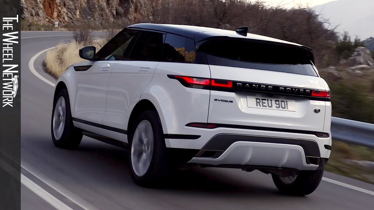 2020 Range Rover Evoque R Dynamic S Fuji White Driving Footage