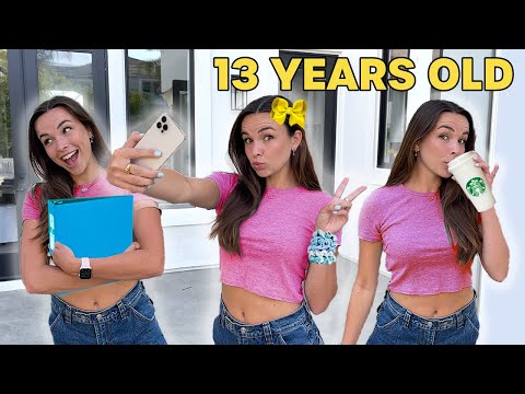 BECOMING 13 YEARS OLD FOR A DAY!