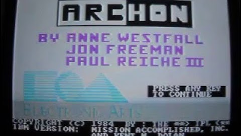 Archon  running on the MCL86 microsequencer 8088 core