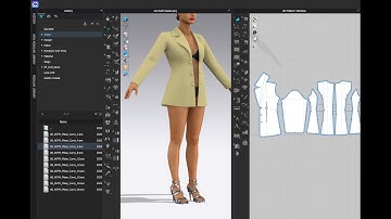 How to Make a Blazer in CLO 3D | for Fashion Design