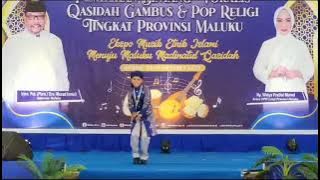 (Farroq Mabaina) Juara 1 LASQI Kategori Bintang Vokalis Gambus Anak Putra Provinsi Maluku Tahun 2023
