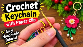 Crochet keychain 😍 Easy handmade