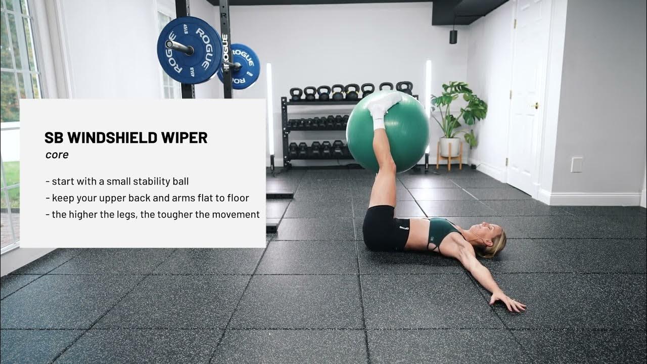 Stability Ball Windshield Wiper YouTube