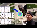 COUCH VS CONCRETE BOARD GAME | THROWING OUR COUCH OUT THE BONUS ROOM WINDOW | HIGHEST SCORE WINS