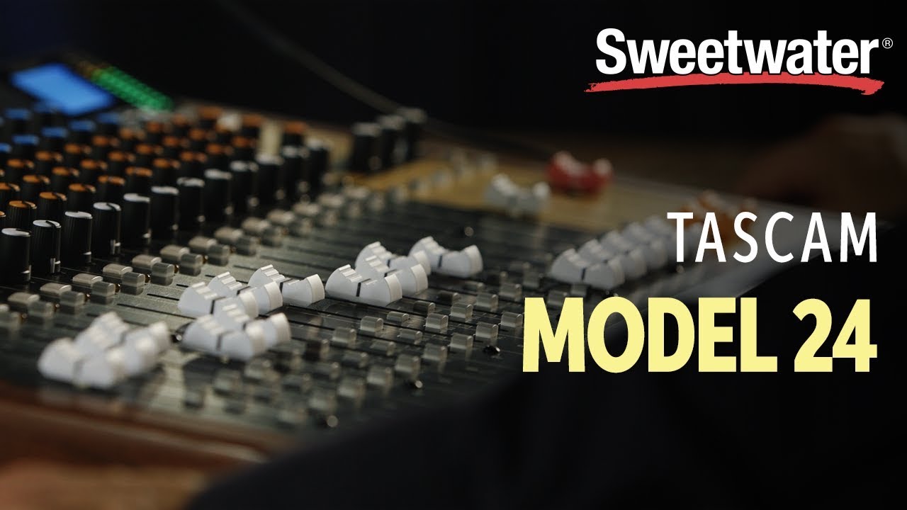 Update Tascam 모델 24 믹서 데모