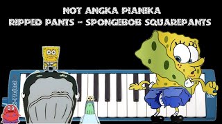 Download Lagu Not Angka Pianika - Ripped Pants Spongebob Squarpents MP3