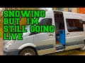 Waffle on a Wednesday live stream from my Mercedes sprinter camper van