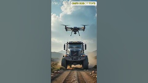 TRUCK & DRONE FUSE INTO EPIC MECHA! (AI Transformation Short)
