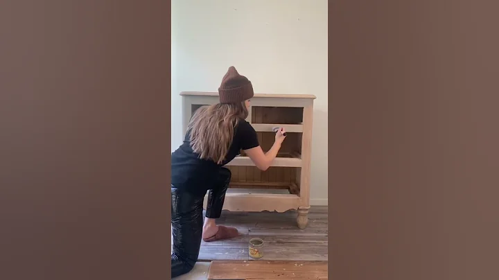 Dresser gets extreme makeover! 🤯 #ad #shorts #dixiebellepaint #upcycling #furnitureflip