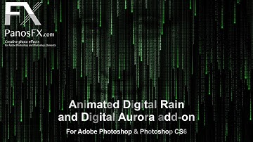 Turn photos into Matrix Rain inspired animations in Adobe Photoshop!