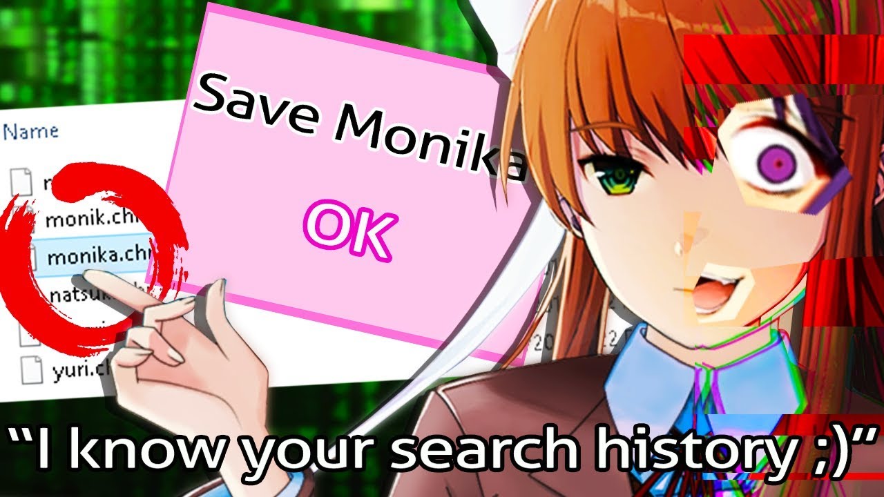 Monika After Story on X: BOO! 👻 Did I scare you? Ehehe~ Big, big