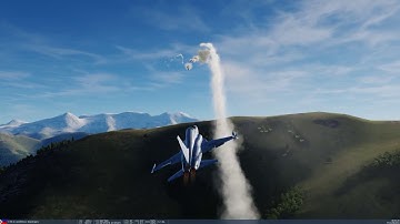 DCS World. Offline - F-5E Tiger vs J-11A Flanker-L. Fight 1. F-5E Tiger