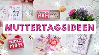 DIY MUTTERTAGS GESCHENKE ❤️ | 4 Ideen zum Muttertag 2021 | Basteln mit Papier | TRYTRYTRY