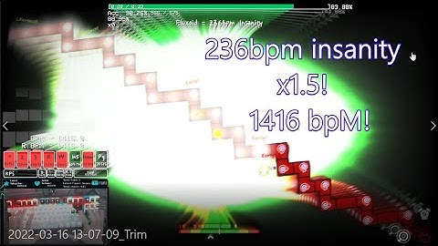 [lvl.18][ADOFAI Custom Clear][x1.5] Fluxoid - 236bpm Insanity (Map By 파곰)