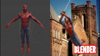 Spider-Man Animations in Blender