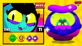 JOGUEI COM A NOVA BRAWLER EVE... Brawl Stars