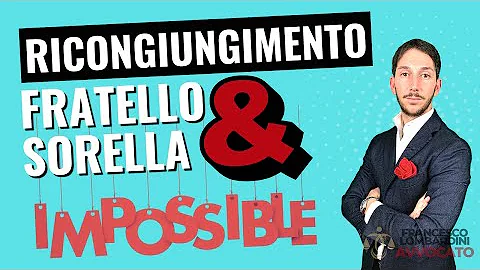 Come posso fare per portare mio fratello in Italia?