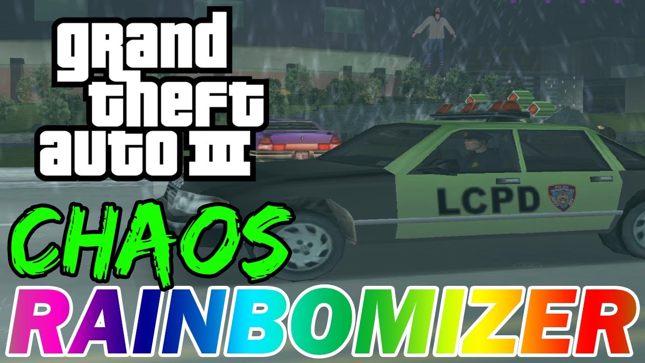 GTA III Chaos Mod & Rainbomizer Speedrun - YouTube