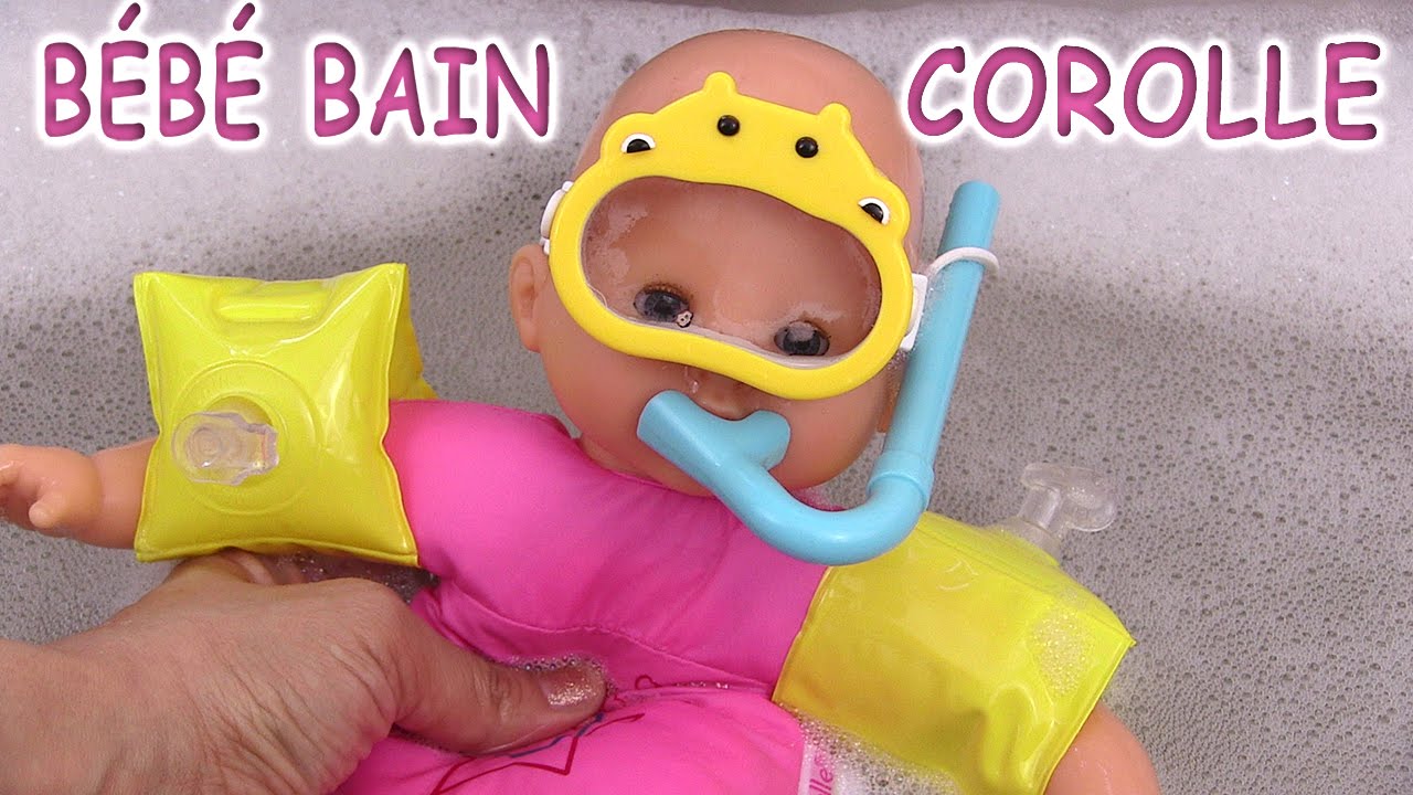 Corolle Mon Premier Bebe Bain Accessoires Poupon Nageur Jouets De Bebe Youtube