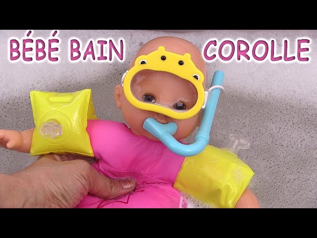 Set baignoire et accessoires pour poupon