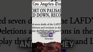 La Times Report Slams Government Over Wildfire Failures