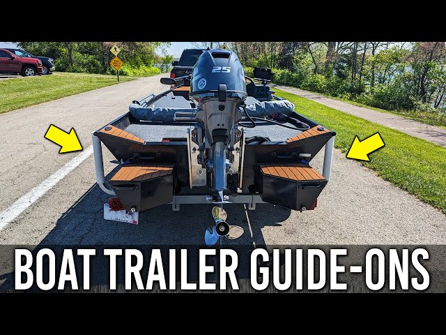 BOAT TRAILER GUIDES & HOW TO INSTALL THEM - JON BOAT TO BASS BOAT BUILD  CONVERSION 