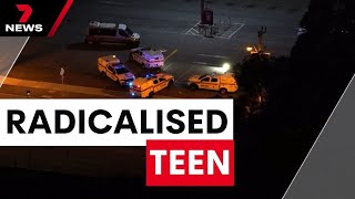 Police shoot dead radicalised teen after stabbing attack | 7 News Australia