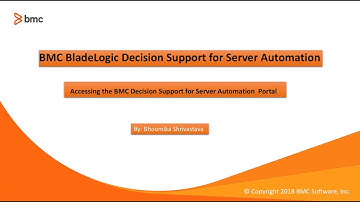 BDSSA - Accessing BMC Decison Support for Server Automation Portal
