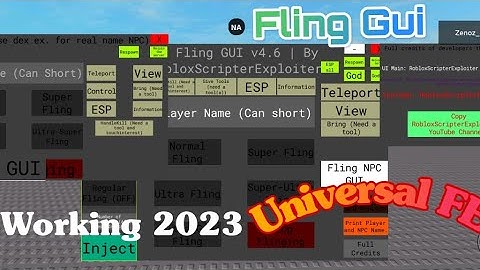 Roblox Scripts | Fe fling Gui | Op fling script