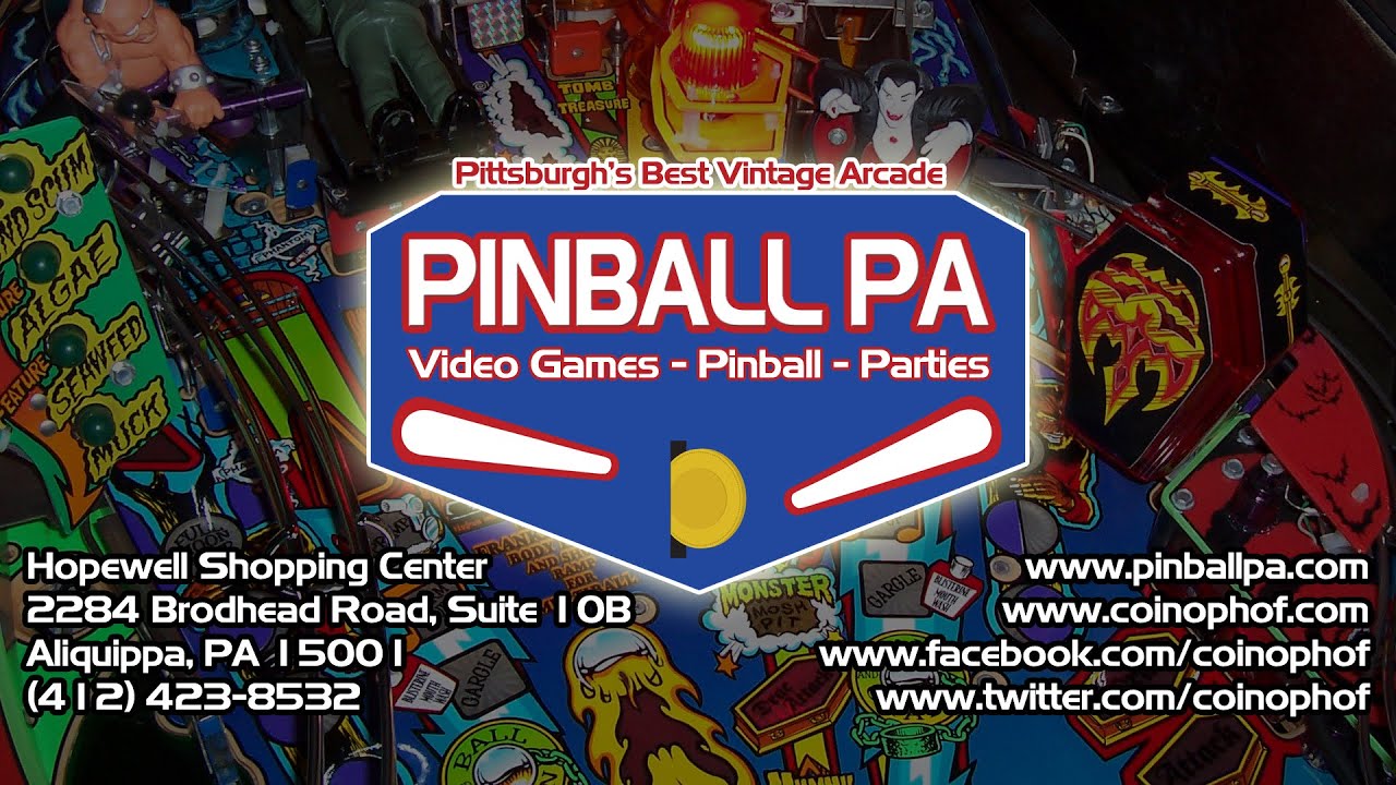 Welcome To Pinball PA - Pittsburgh's Best Vintage Arcade - YouTube