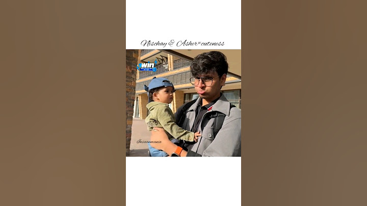 Nischay & asher =cuteness #triggeredinsaan #fukrainsaan #dimplemalhanvlog #asher #wanderershub