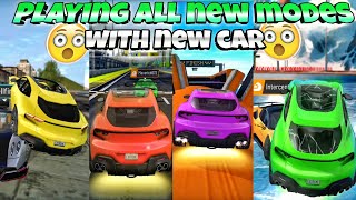 Playing all new modes || With new car😱|| Extreme car driving simulator new update🔥|| screenshot 3