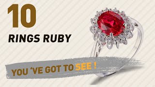 Rings Ruby Top 10 Collection // UK New & Popular 2017