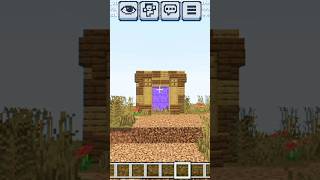 BEST OAK NETHER PORTAL DESIGN | MINECRAFT | #shorts #trending #viral #minecraft
