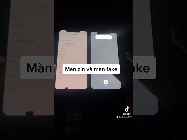 Màn zin và màn hình fake của iphone x xsm #shorts #tiktok