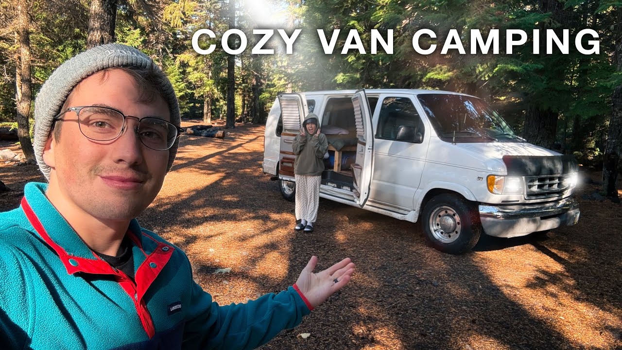 Cozy Fall Vanlife Camping in the Pacific Northwest - YouTube