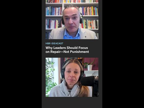 Why Leaders Should Focus on Repair—Not Punishment