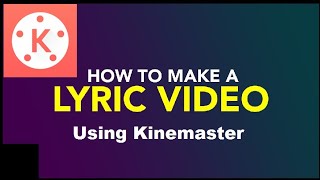 How to make a lyric video 👈👈