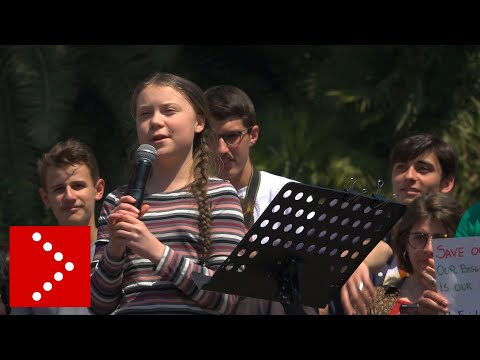 Greta Thunberg a Roma: il discorso in Piazza del Popolo