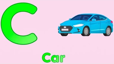learn the Letter C - cat cake car and crab