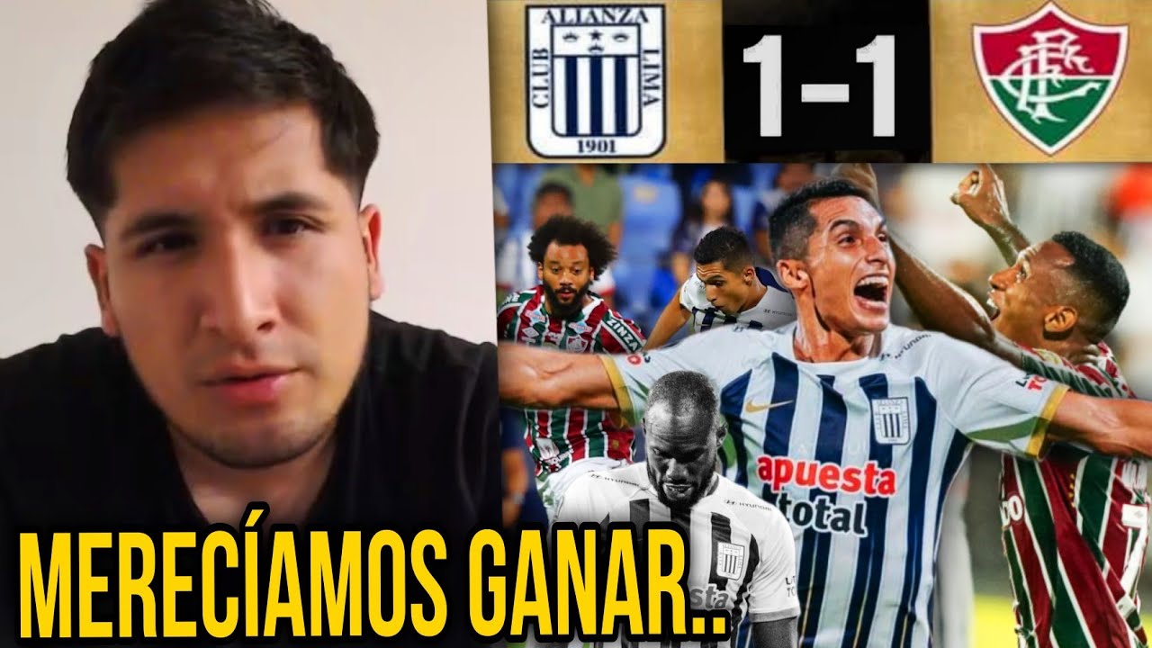 💥FANODRIC HABLA DEL ALIANZA 1-1 FLUMINENSE 😭Frustración por el amargo empate 🏆 Fano Momentos
