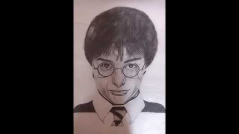 How to Draw Harry Potter Step by Step Sketch tutorial - Part 2 / Pencil Shading, Blending, Hair