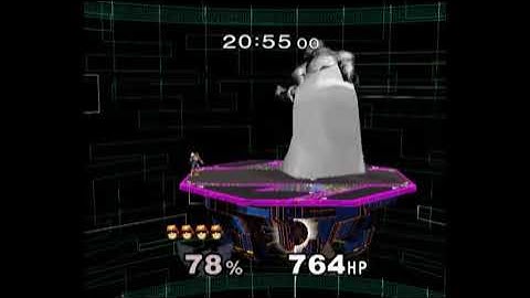 Super Smash Bros. Melee CrazyMod UE/Debug Menu - Captain Falcon vs. Giant Metal Ganondorf