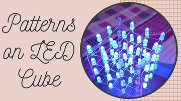 Patterns on 4X4X4 LED Cube Using Arduino ( Code in Description )