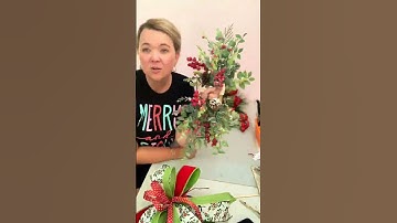 How to make a Christmas Lantern Swag | DIY LANTERN SWAG | Holiday Lantern Swag Tutorial  #diycrafts