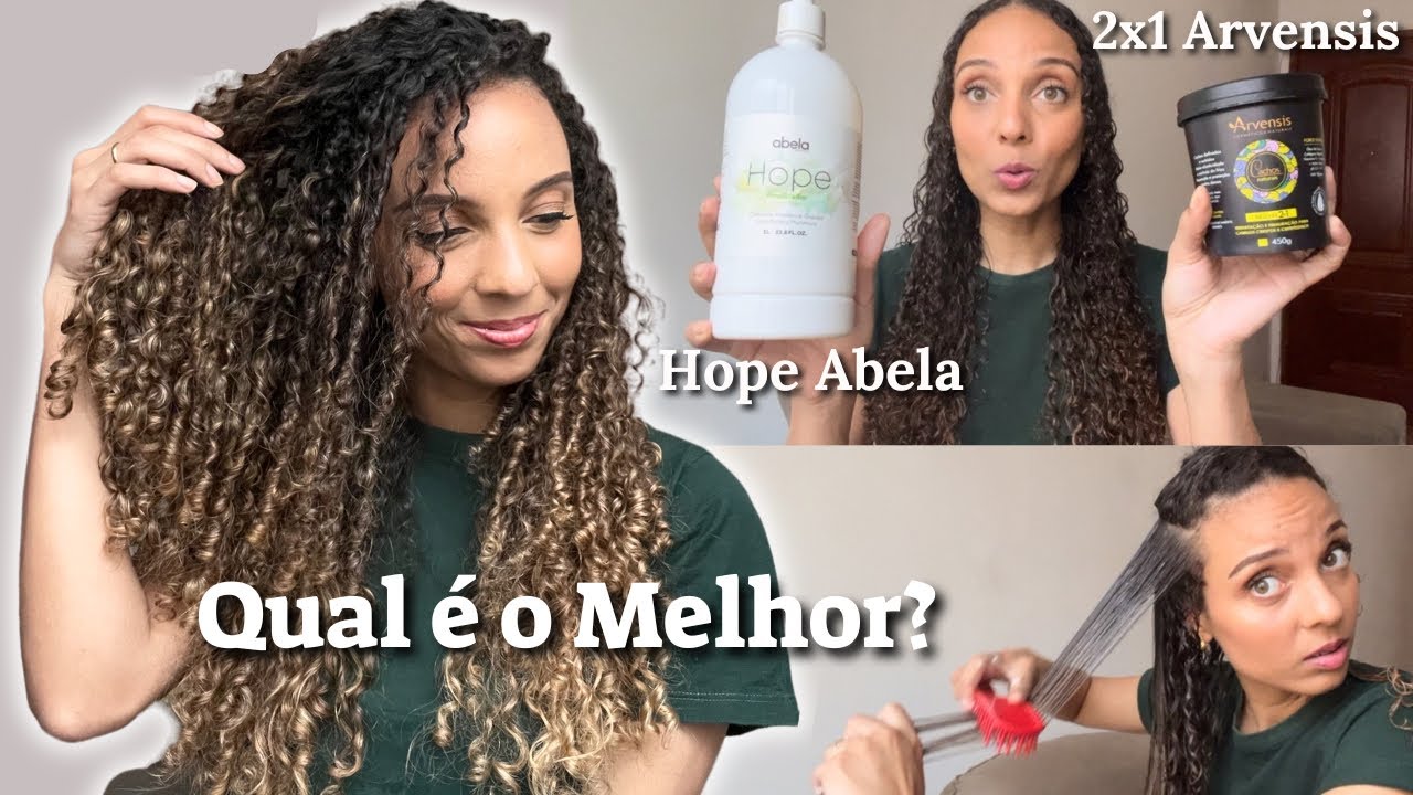 RESENHA Comparativa + DAYAFTER - Arvensis Máscara 2x1 versus Finalizador Hope Abela 🧴Cachos 3C ✨➰