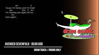 Avenged Sevenfold - Dear God (drums only) [guitar chords & lyric]
