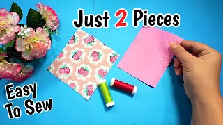 Easy Sewing Project in 10 minutes 💥Amazing transformation from two pieces of fabric #easy #diy Sew by Showofcrafts 2,154 views 1 month ago 3 minutes